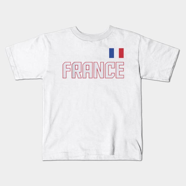 france Kids T-Shirt by kiwodesign